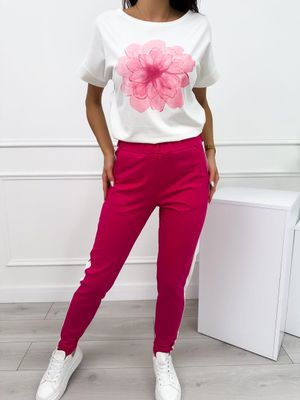 Komplet na wiosnę casual ModnaKiecka.pl ze sklepu: ModnaKiecka.pl w kategorii: Komplety i garnitury damskie - zdjęcie 64ECE52-355-6290_23062839
