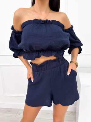 Komplet casual ModnaKiecka.pl ze sklepu: ModnaKiecka.pl w kategorii: Komplety i garnitury damskie - zdjęcie 64ECE52-355-6290_23063157