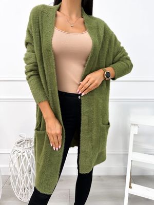 Sweter damski na zimę casual ModnaKiecka.pl ze sklepu: ModnaKiecka.pl w kategorii: Swetry damskie - zdjęcie 64ECE52-355-6290_23063390