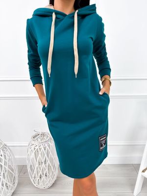 Sukienka casual na jesień ModnaKiecka.pl ze sklepu: ModnaKiecka.pl w kategorii: Sukienki - zdjęcie 64ECE52-355-6290_23063573