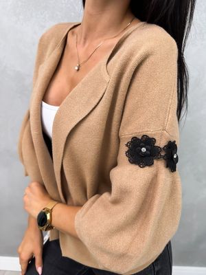 Sweter damski casualowy ModnaKiecka.pl ze sklepu: ModnaKiecka.pl w kategorii: Swetry damskie - zdjęcie 64ECE52-355-6290_23065008