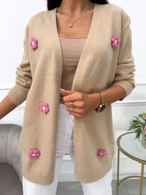 Sweter damski na zimę ModnaKiecka.pl ze sklepu: ModnaKiecka.pl w kategorii: Swetry damskie - zdjęcie 64ECE52-355-6290_23066727