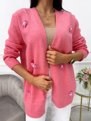Sweter damski na zimę casualowy ModnaKiecka.pl ze sklepu: ModnaKiecka.pl w kategorii: Swetry damskie - zdjęcie 64ECE52-355-6290_23066733