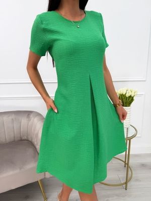 Sukienka na wiosnę ModnaKiecka.pl ze sklepu: ModnaKiecka.pl w kategorii: Sukienki - zdjęcie 64ECE52-355-6290_23067351
