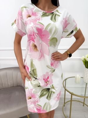 ModnaKiecka.pl - Sukienka casual ze sklepu: ModnaKiecka.pl w kategorii: Sukienki - zdjęcie 64ECE52-355-6290_23067388