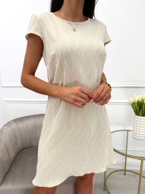 Sukienka prosta casual ModnaKiecka.pl ze sklepu: ModnaKiecka.pl w kategorii: Sukienki - zdjęcie 64ECE52-355-6290_23067904