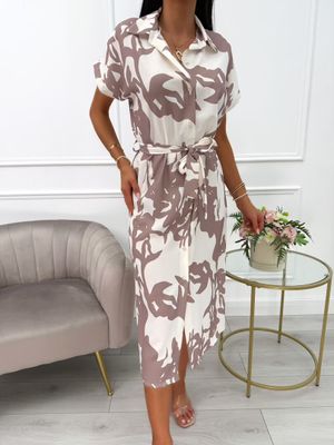 Sukienka casual prosta ModnaKiecka.pl ze sklepu: ModnaKiecka.pl w kategorii: Sukienki - zdjęcie 64ECE52-355-6290_23068831