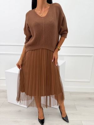 Sukienka wiosenna casual ModnaKiecka.pl ze sklepu: ModnaKiecka.pl w kategorii: Sukienki - zdjęcie 64ECE52-355-6290_23069570