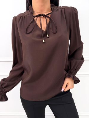 Bluzka damska jesienna casual ModnaKiecka.pl ze sklepu: ModnaKiecka.pl w kategorii: Bluzki damskie - zdjęcie 64ECE52-355-6290_23070635
