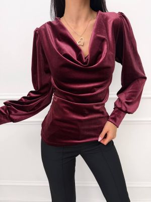 Bluzka damska casual ModnaKiecka.pl ze sklepu: ModnaKiecka.pl w kategorii: Bluzki damskie - zdjęcie 64ECE52-355-6290_23070841