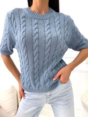 Sweter damski casual ModnaKiecka.pl ze sklepu: ModnaKiecka.pl w kategorii: Swetry damskie - zdjęcie 64ECE52-355-6290_23071179