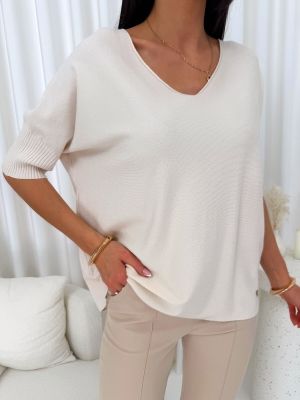 Sweter damski casual ModnaKiecka.pl ze sklepu: ModnaKiecka.pl w kategorii: Swetry damskie - zdjęcie 64ECE52-355-6290_23071370