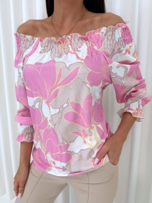 Bluzka damska casual wiosenna ModnaKiecka.pl ze sklepu: ModnaKiecka.pl w kategorii: Bluzki damskie - zdjęcie 64ECE52-355-6290_23071486
