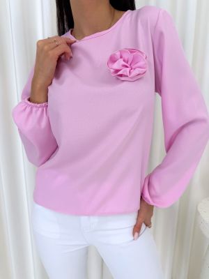 Bluzka damska casual ModnaKiecka.pl ze sklepu: ModnaKiecka.pl w kategorii: Bluzki damskie - zdjęcie 64ECE52-355-6290_23071499