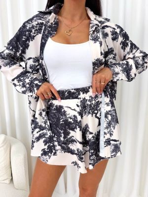 Komplet casualowy ModnaKiecka.pl ze sklepu: ModnaKiecka.pl w kategorii: Komplety i garnitury damskie - zdjęcie 64ECE52-355-6290_23072565