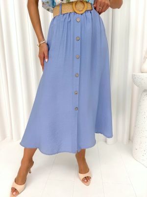 Spódnica wiosenna casual ModnaKiecka.pl ze sklepu: ModnaKiecka.pl w kategorii: Spódnice - zdjęcie 64ECE52-355-6290_23072898