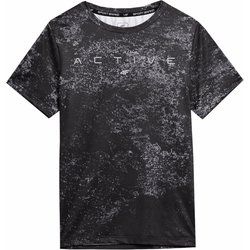 T-shirt chłopięce w sportowym stylu 4F ze sklepu: SPORT-SHOP.pl w kategorii: T-shirty chłopięce - zdjęcie 6BAF450-D40-9631_155977