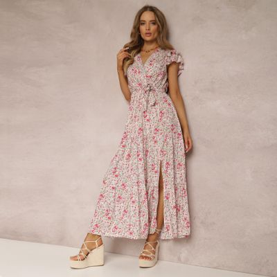 Sukienka elegancka na wiosnę Renee ze sklepu: renee.pl w kategorii: Sukienki - zdjęcie 6BEED23A-9DF-769_195133