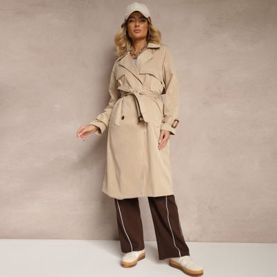 Płaszcz damski casual Renee ze sklepu: renee.pl w kategorii: Płaszcze damskie - zdjęcie 6BEED23A-9DF-769_208950