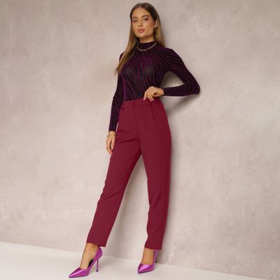 Spodnie damskie casual Renee ze sklepu: renee.pl w kategorii: Spodnie damskie - zdjęcie 6BEED23A-9DF-769_209525