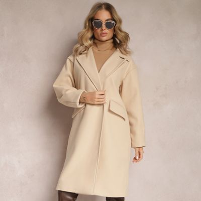 Płaszcz damski casualowy Renee ze sklepu: renee.pl w kategorii: Płaszcze damskie - zdjęcie 6BEED23A-9DF-769_209797