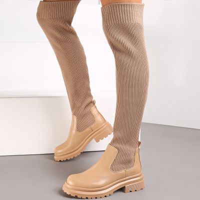 Kozaki damskie casual Renee ze sklepu: renee.pl w kategorii: Kozaki damskie - zdjęcie 6BEED23A-9DF-769_214750