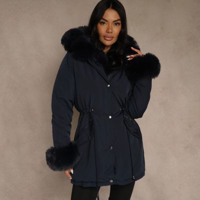 Parka damska casualowa na zimę Renee ze sklepu: renee.pl w kategorii: Parki damskie - zdjęcie 6BEED23A-9DF-769_220124