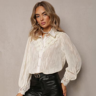 Renee - Koszula damska zimowa ze sklepu: renee.pl w kategorii: Koszule damskie - zdjęcie 6BEED23A-9DF-769_236196