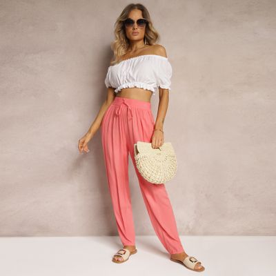 Spodnie damskie na wiosnę Renee ze sklepu: renee.pl w kategorii: Spodnie damskie - zdjęcie 6BEED23A-9DF-769_244299