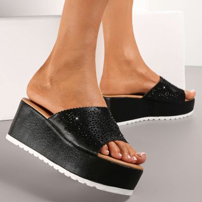 Klapki damskie eleganckie Renee ze sklepu: renee.pl w kategorii: Klapki damskie - zdjęcie 6BEED23A-9DF-769_255641