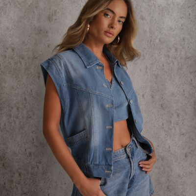 Renee - Kamizelka damska casual wiosenna ze sklepu: renee.pl w kategorii: Kamizelki damskie - zdjęcie 6BEED23A-9DF-769_260784