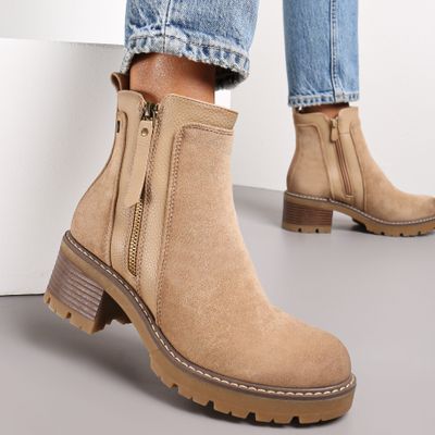 Botki casual Renee ze sklepu: renee.pl w kategorii: Botki - zdjęcie 6BEED23A-9DF-769_263379