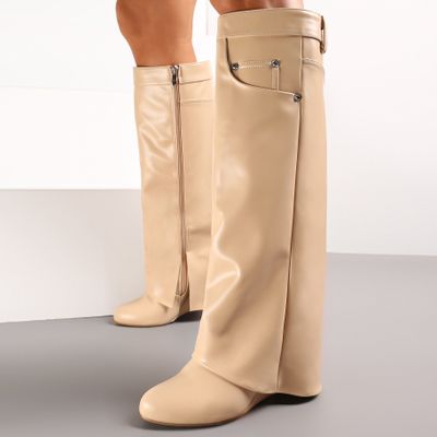 Kozaki damskie casual Renee ze sklepu: renee.pl w kategorii: Kozaki damskie - zdjęcie 6BEED23A-9DF-769_265306
