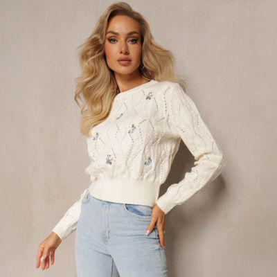 Sweter damski zimowy Renee ze sklepu: renee.pl w kategorii: Swetry damskie - zdjęcie 6BEED23A-9DF-769_269488