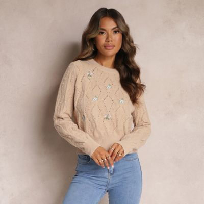 Sweter damski zimowy Renee ze sklepu: renee.pl w kategorii: Swetry damskie - zdjęcie 6BEED23A-9DF-769_269490