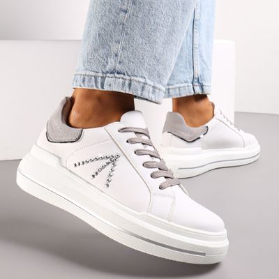 Buty sportowe damskie bez wzorów Renee ze sklepu: renee.pl w kategorii: Buty sportowe damskie - zdjęcie 6BEED23A-9DF-769_270728