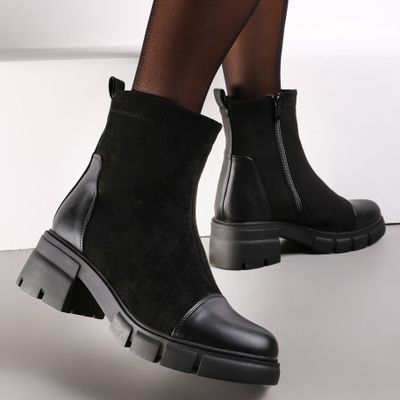 Botki casual Renee ze sklepu: renee.pl w kategorii: Botki - zdjęcie 6BEED23A-9DF-769_278217