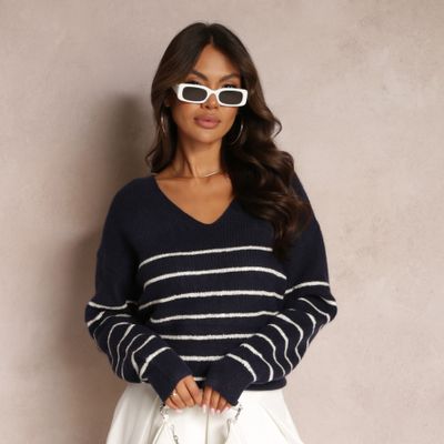 Sweter damski casual Renee ze sklepu: renee.pl w kategorii: Swetry damskie - zdjęcie 6BEED23A-9DF-769_281000