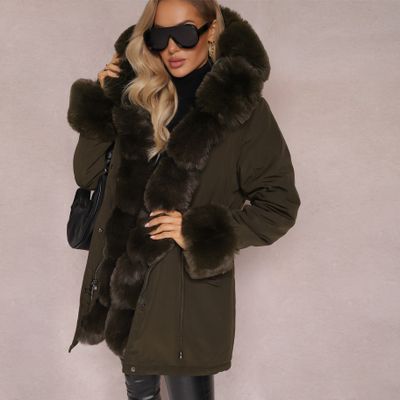 Parka damska na zimę Renee ze sklepu: renee.pl w kategorii: Parki damskie - zdjęcie 6BEED23A-9DF-769_281039
