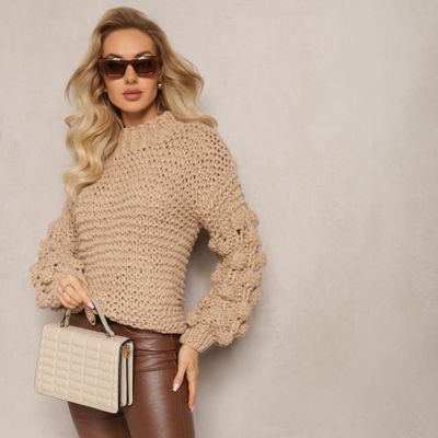 Sweter damski zimowy Renee ze sklepu: renee.pl w kategorii: Swetry damskie - zdjęcie 6BEED23A-9DF-769_281123