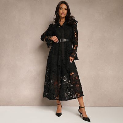 Sukienka elegancka Renee ze sklepu: renee.pl w kategorii: Sukienki - zdjęcie 6BEED23A-9DF-769_281295
