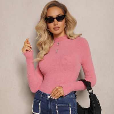 Sweter damski na zimę Renee ze sklepu: renee.pl w kategorii: Swetry damskie - zdjęcie 6BEED23A-9DF-769_282087