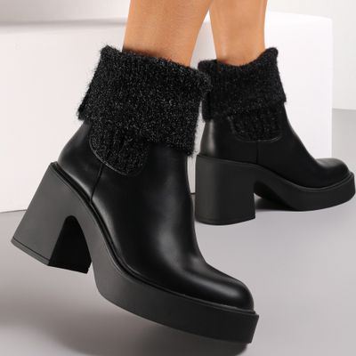 Botki casual Renee ze sklepu: renee.pl w kategorii: Botki - zdjęcie 6BEED23A-9DF-769_282878