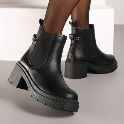 Botki casual Renee ze sklepu: renee.pl w kategorii: Botki - zdjęcie 6BEED23A-9DF-769_285368