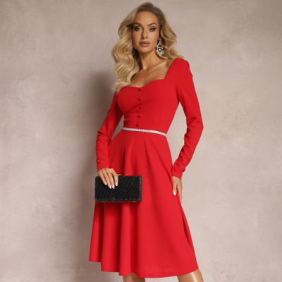 Sukienka jesienna Renee ze sklepu: renee.pl w kategorii: Sukienki - zdjęcie 6BEED23A-9DF-769_287873