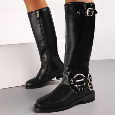 Kozaki damskie casual Renee ze sklepu: renee.pl w kategorii: Kozaki damskie - zdjęcie 6BEED23A-9DF-769_289907