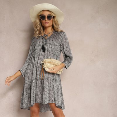 Sukienka na jesień Renee ze sklepu: renee.pl w kategorii: Sukienki - zdjęcie 6BEED23A-9DF-769_294558