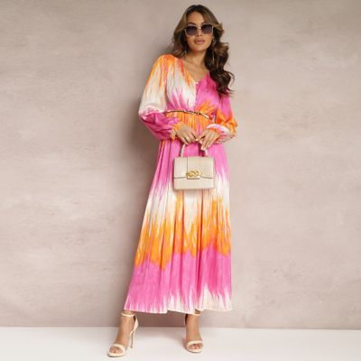 Sukienka boho Renee ze sklepu: renee.pl w kategorii: Sukienki - zdjęcie 6BEED23A-9DF-769_295681