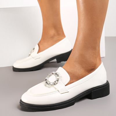 Mokasyny eleganckie Renee ze sklepu: renee.pl w kategorii: Mokasyny damskie - zdjęcie 6BEED23A-9DF-769_297768