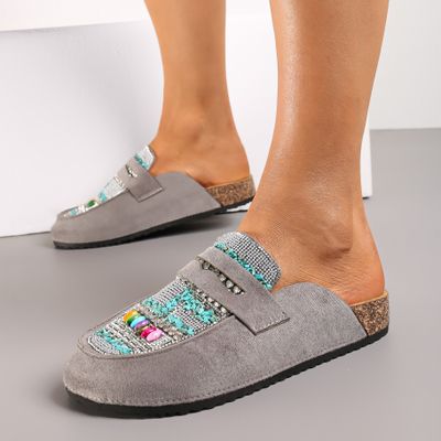 Klapki damskie boho Renee ze sklepu: renee.pl w kategorii: Klapki damskie - zdjęcie 6BEED23A-9DF-769_301561